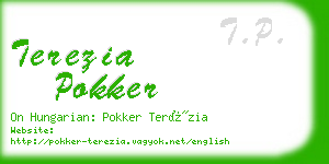 terezia pokker business card